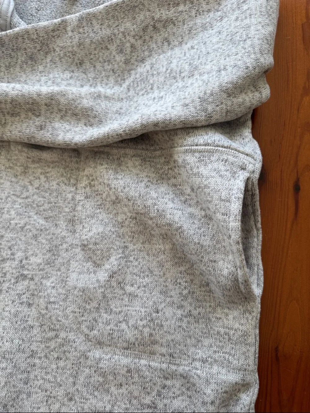Old Navy Kids Half-Zip Pullover Sweater in Light Gray Heather